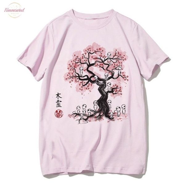 

totoro shirt women men ghibli miyazaki hayao anime spirit away t shirt men women modal japanese anime cartoon clothes t shirt, White