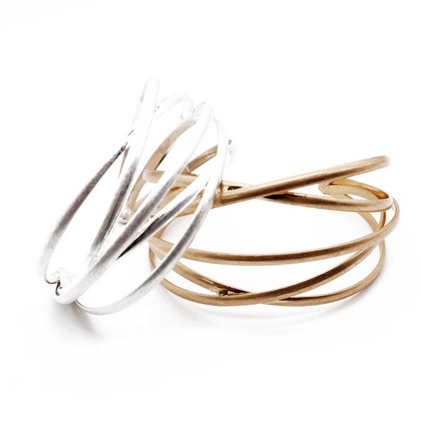 

filigree adjusted bangle metal vintage styles, Black