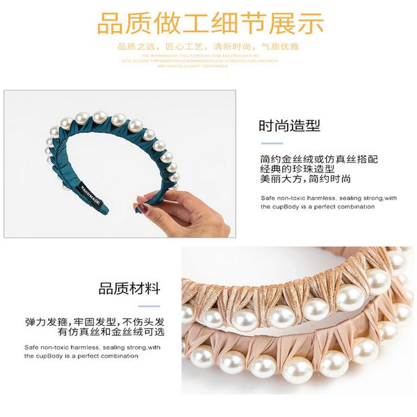 

personalized headband with pearl hair style 2019 with headbands alice band cerchietto aliceband kitty hair band hairclippers2010 nnoxj, Black;brown