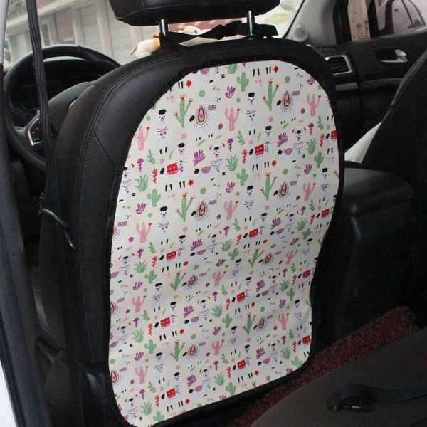 

moqiu automobile car care back seat protector case cover auto accessaries kids kick mat mud clean plastic anti-kick pads