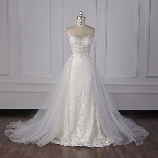 

higher quality sweetheart a-line affordable wedding dresses 3d appliques crystals a line wedding dresses online white bridal gowns