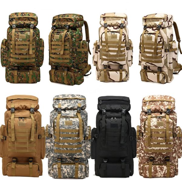 

outdoor mens backpack casual school lapbags teenagers big capacity military style vintage travel canvas backpack hiking bag #52114