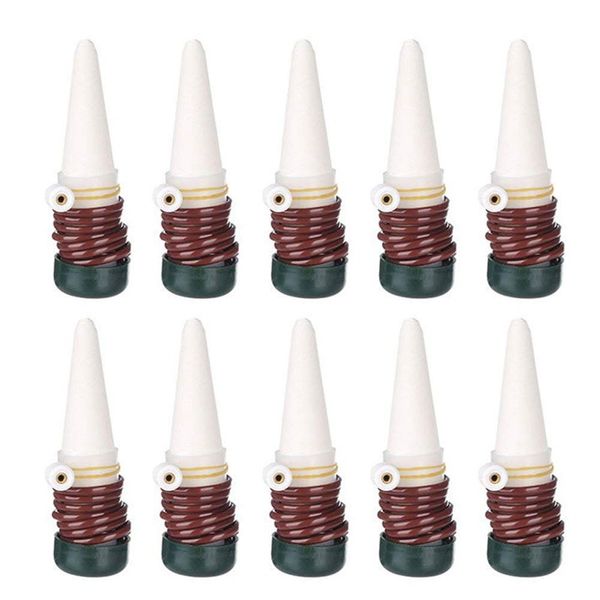 

watering stakes,10 pack indoor automatic drip watering system irrigation equipment tool for plant waterer ceramic probes house