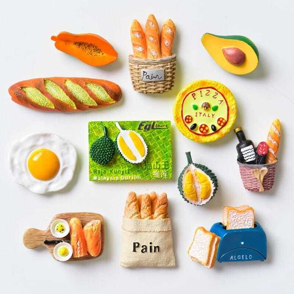 

northern european-style ins fridge magnet magnetic stickers personality creative cartoon cute 3d stereo meng things accessories decorative s