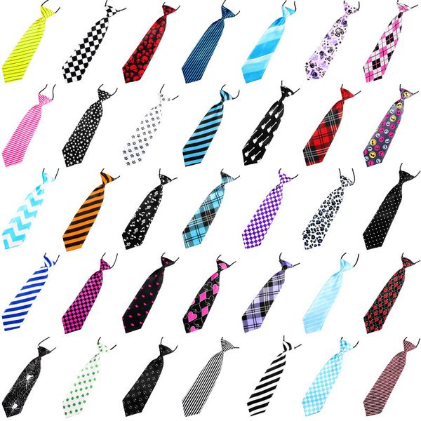 

Kids Necktie Adjustable Elastic Neck Tie The Necktie Baby Accessories Printed Ties Multi Styles Mixed