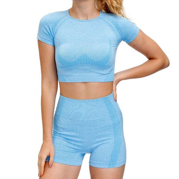 

yoga outfits 9 colours women seamless set fitness sports suits gym cloths bra high waist running shorts workout clothing, White;red