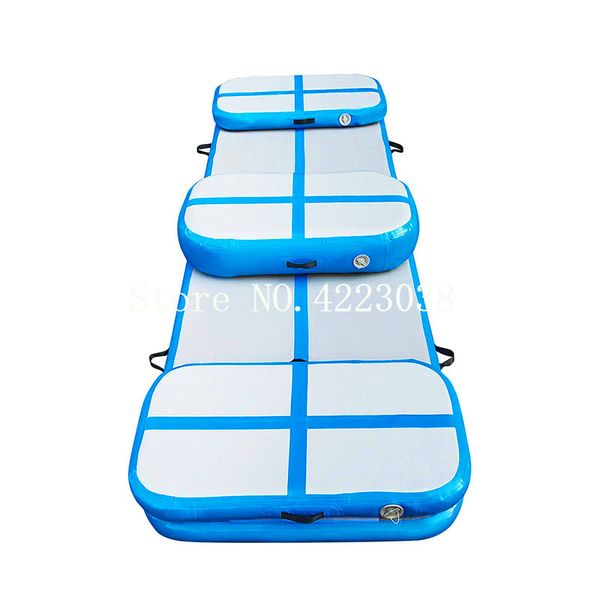 

a set(include 5 pieces) gymnastics air mat inflatable air track gym airtrack for sale a pump