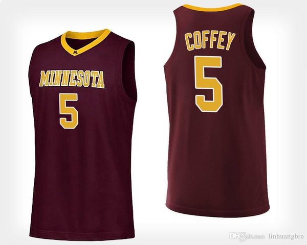 

amir coffey men's minnesota golden gophers bakary konate brady rudrud stitched bohannon #3 college basketball jersey, Black