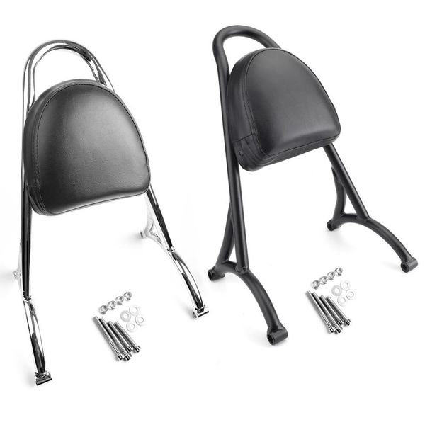 

artudatech passenger sissy bar backrest w/ black pad for sportster 883 1200 xl 2004-2016 motorcycle accessories parts