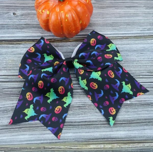 

toddlers children's halloween bowknot hairpin cute new year's eve hair ties festival hair accessories swallow-tail super big bow h, Slivery;white