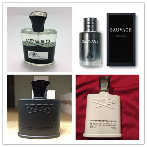

2018 famous perfume Miss & No 5 for lady creed aventus creed/GREEN IRISH TWEED /Creed sliver mountain /EDP BLUE water perfumes for men