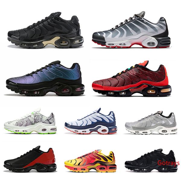 

2020 tn plus se men running shoes volt greedy hyper crimson triple black white red mens designer athletic sports sneakers size 40-45