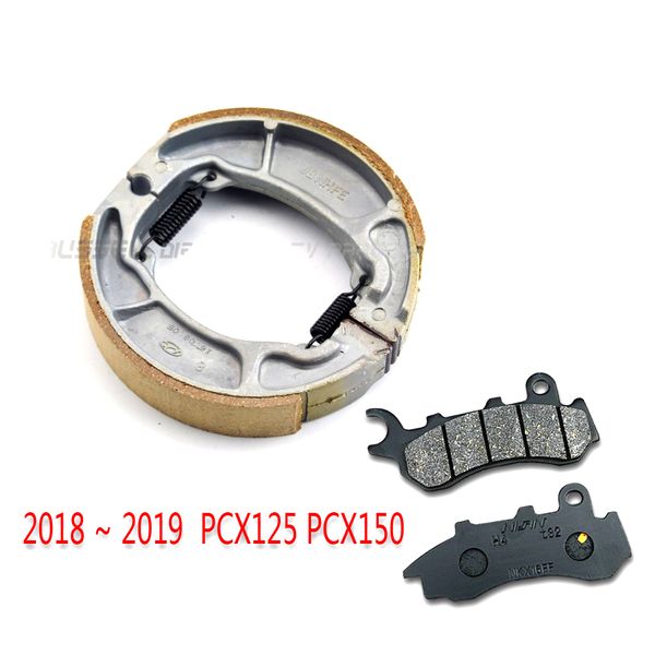 

motorcycle front rear brake pads drum shoe for pcx 125 150 pcx125 2018 - 2019 asia model