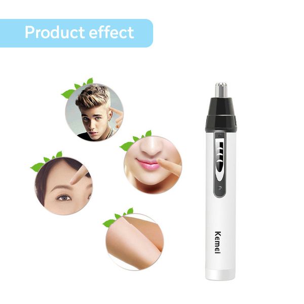 

kemei km - 6650 4 in 1 rechargeable miglior rifinitore per naso e orecchie trimer ear nose trimmer removal clipper rhmvw