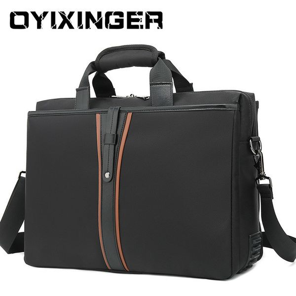 

fashion men bags for macbook oxford waterproof shockproof lapbriefcase bag shoulder handbag business men's bag