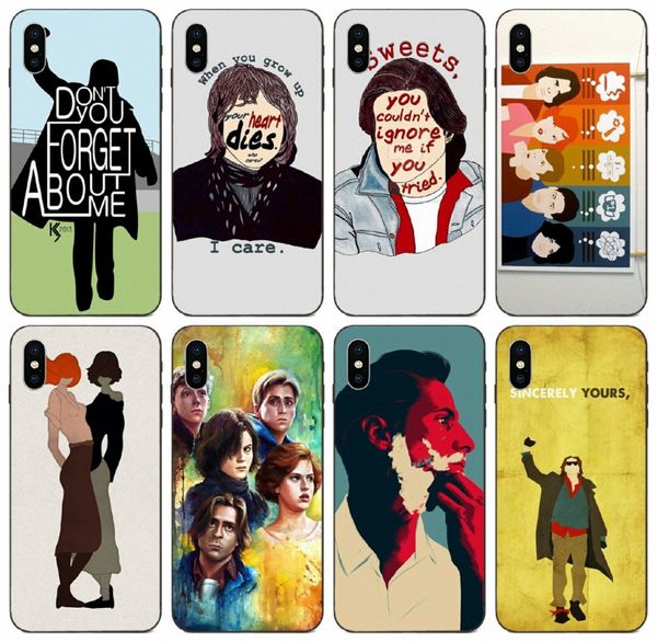 

tongtrade] the breakfast club art print by djayk case for apple iphone 11 pro xs max 8s 7 6 galaxy a7 huawei p9 sony xperia z case