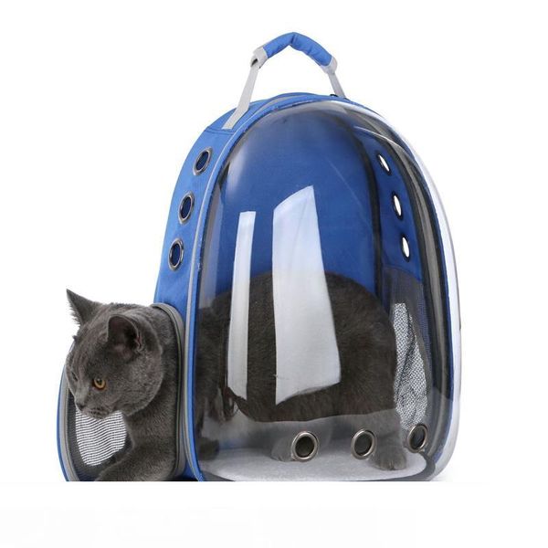

space capsule transparency pet bag outdoor travel portable cat bags multi color comfort breathable wear resisting pets supplies 63lp ff