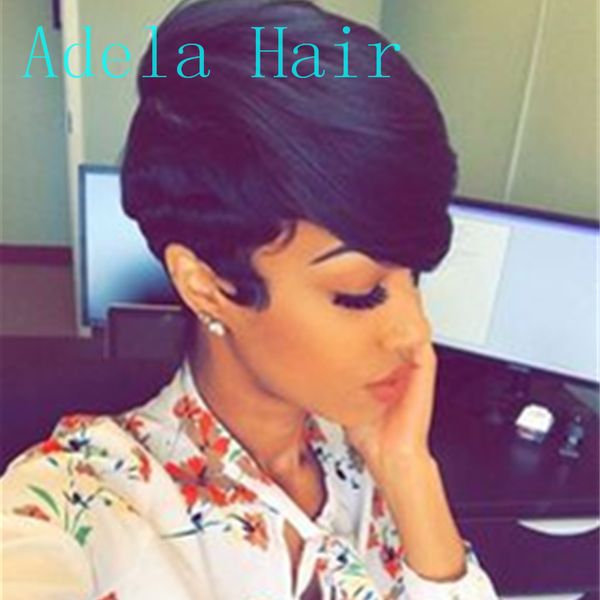 Short Human Hair Straight Wigs For Women Human Hair Wigs Wig