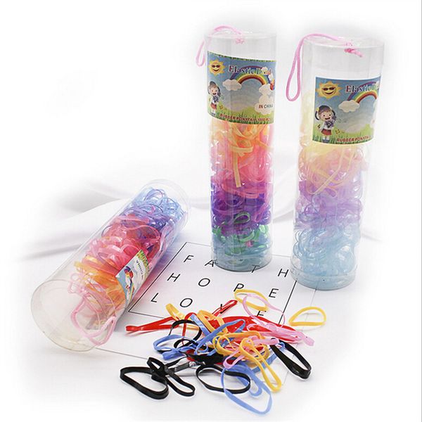 Rakado Holder Elastic Rubber Band Hair Ties Ropes Rings Colorful