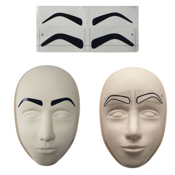 

disposable microblading eyebrow ruler sticker eyebrow shaping stencils measuring tools for permanent makeup embroidery accessories supplies