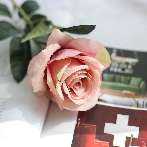 

10* artificial rose flower simulated flowers wedding party home bouquet decor