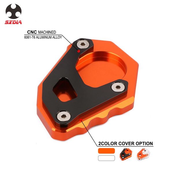 

motorcycle foot side stand support plate extension kickstand for 1190 super r 14-17 1090 super r 17-18 1290 15-17