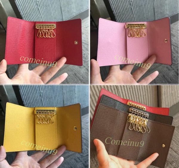 

Comeinu9 высокое качество женщин шесть брелок бумажник мужской классический брелок сумка с коробкой,мешок пыли карты 60701 горячий штамп пользовательские