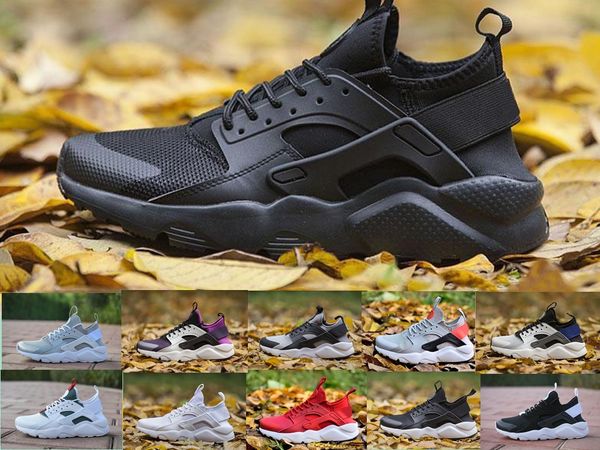 

горячее надувательство 2020 huarache 4 4,0 iv кроссовки мужчины женщина кроссовки тройная черная белая huaraches тренеры huraches обувь hura