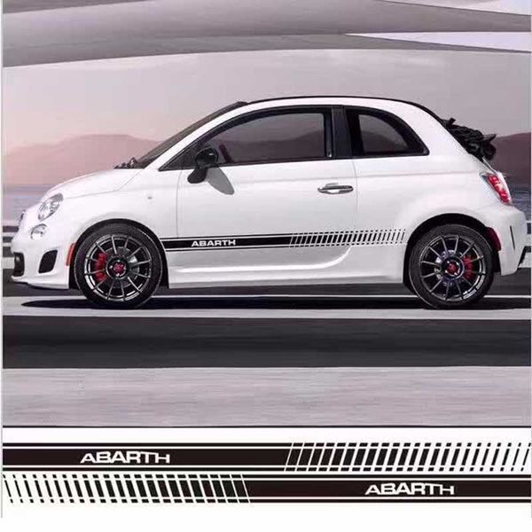 

for para alba sport aufkleber fiat car side skirt stickers body decals