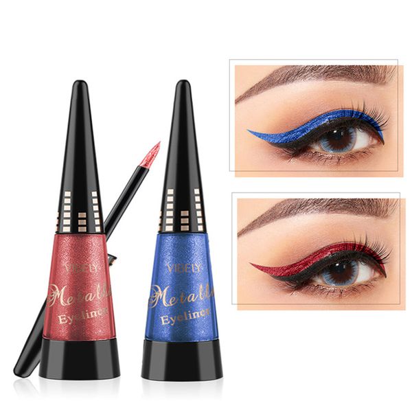 

metallic shiny smoky glitter eyeshadow liquid crayon metallic sparkling eyeshadow pigment diamond oogschaduw eyeliner makeup