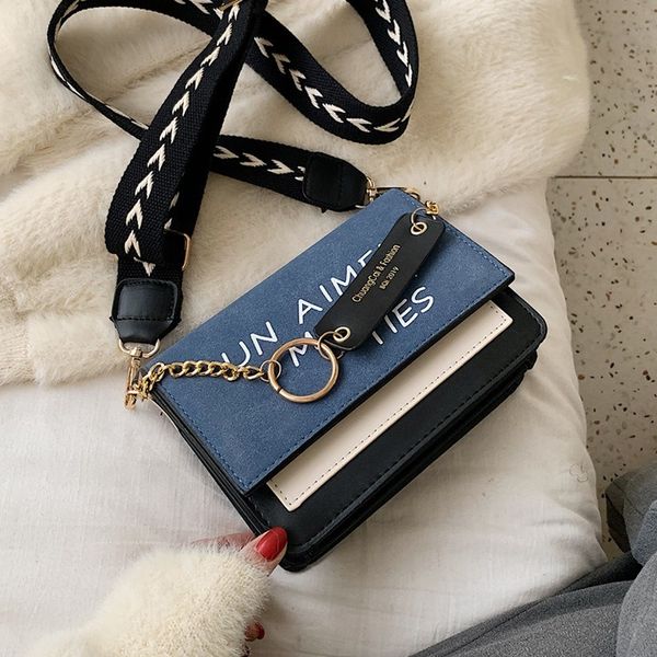 

women's bag 2020 new women's shoulder bag ladies high-end shoulder fashion korean wide chain small square