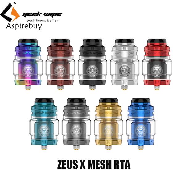 

GeekVape Зевса X сетка ДТП танк 4,5 мл модульные Duild палуба сетки катушки герметичный испаритель КРА1 от 80 сетки сменные катушки электронной сигареты Оригинал