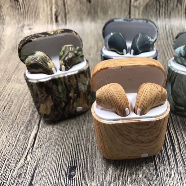 

Free Drop Shipping i7s TWS camo wireless earphones bass stereo bluetooth Earbuds For Air pods apple iphone 8 plus xiaomi airdots i10 tws