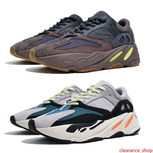 

скидка kanye west wave runner 700 v2 серый мужской женский сплошной серый мел белый сердечник черные кроссовки размер us5-11.5