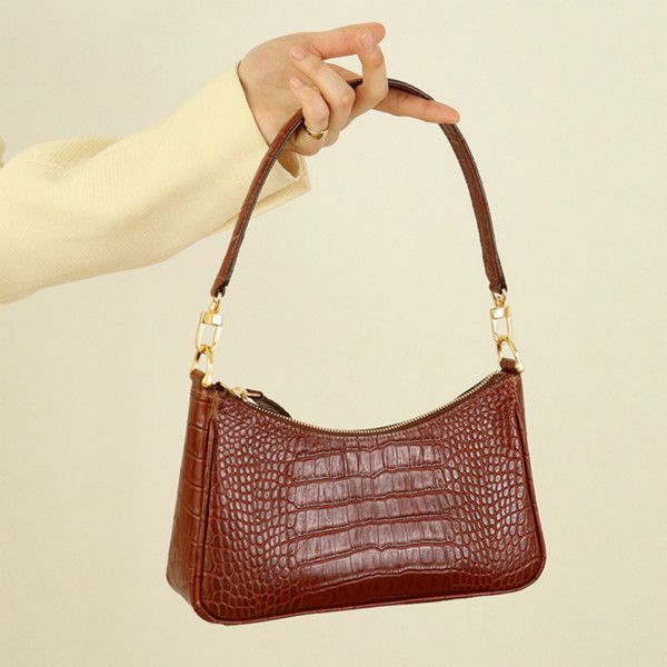 

2020 Luxury Handbags Women Bags Designer Vintage Alligator Women's Handbags High Quality Female Shoulder Bags Girls Leather Purses best sell