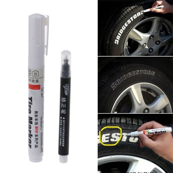 

2pcs universal tire pen color graffiti personality modified pen scrawl tire marker pens vs998