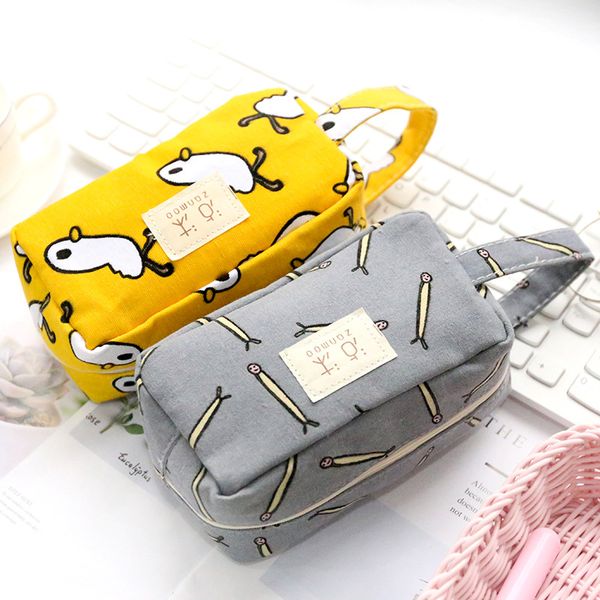 

cute large capacity pencil case for girls kawaii school pen bag box stationery pouch kids gift office school supplies zakka