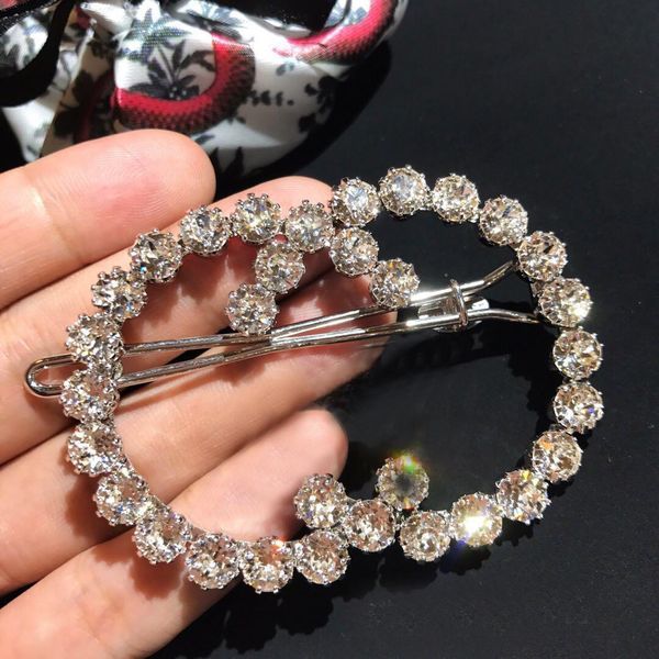 

fashion brand designer hairpins headbands hair clip for lady design women party wedding luxury jewelry with for bride lovers gift with box, Golden;silver