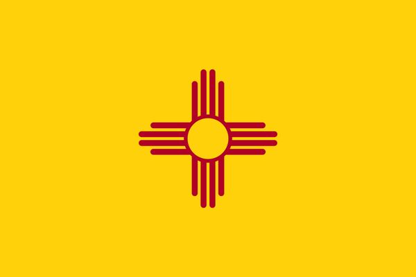 

перевозка груза падения американский нью-мексико копия государственный флаг 3x5ft сша полиэстер флаг баннер белый рукав и два кольца