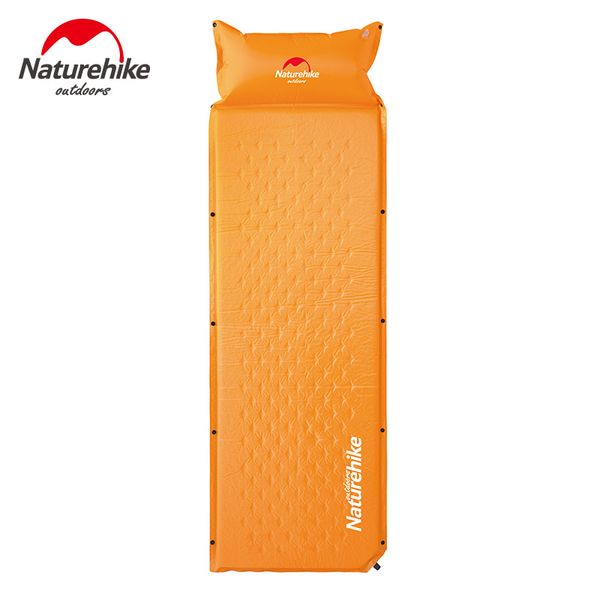

1 person naturehike new sleeping mattress automatic self-inflating pad portable bed with pillow camping mat foldable nh15q002-d