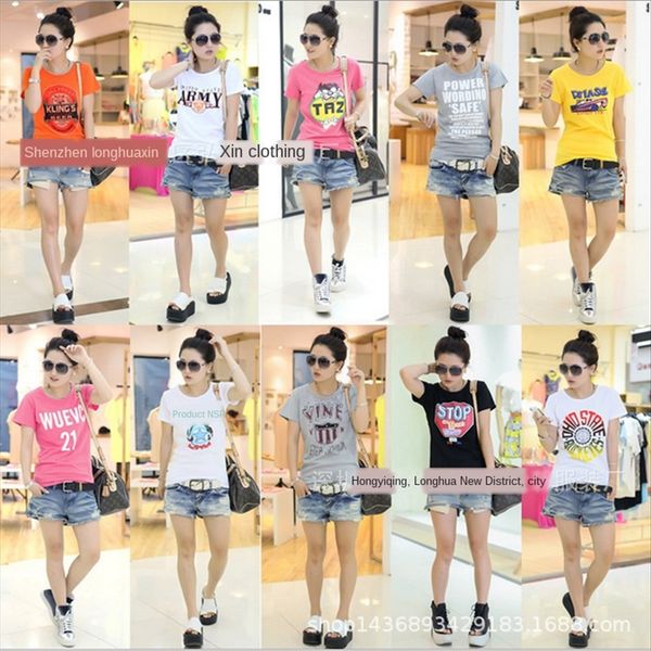 

dress short-sleeved student t-shirt women's dress women's short-sleeved student t-shirt, White