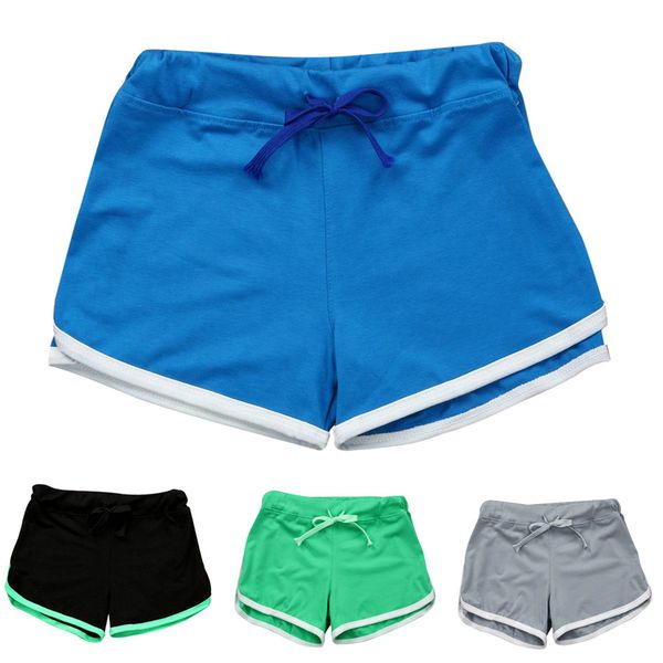 

short feminino summer pants women sport shorts gym workout waistband skinny yoga elastic shorts femme, White;black