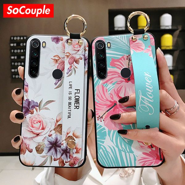 

wrist strap case for redmi note 8 pro 5 6 7 9 pro k20 pro case for xiaomi 8 9 cc9 a3 9 lite 9t tpu phone holder case