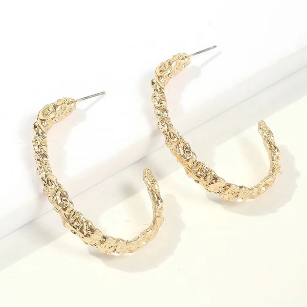 

fashion-c hoop earrings for women luxury designer gold silver hoops western fashion huggie earring jewelry engagement wedding love gift, Golden;silver