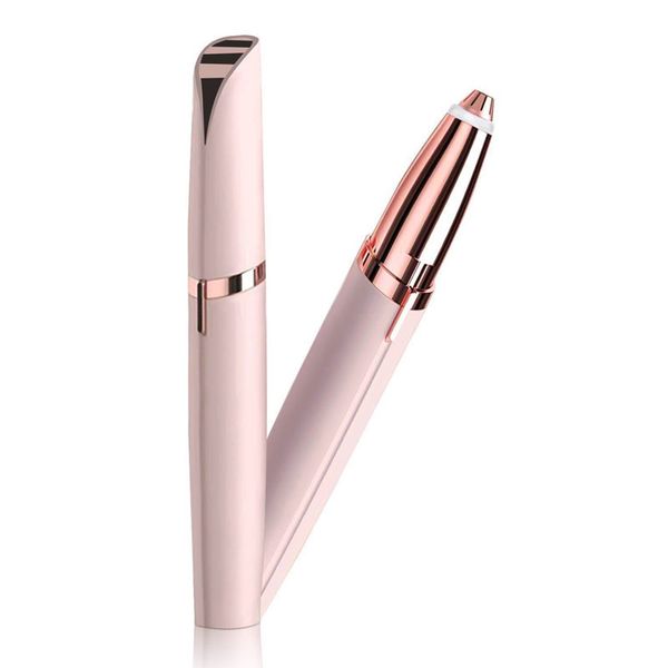 

mini electric eyebrows lip brush eyebrow pencil hair removal painless eyebrow razor hair removal device with led light sz289