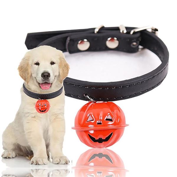 

cat dog halloween collar pumpkin bell adjustable dog pumpkin collar puppy pet supplies cat accessories small chihuahua