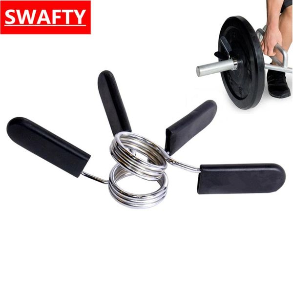 

1 pair 25mm barbell gym weight bar dumbbell lock clamp spring collar clips indoor body building trainning fitness