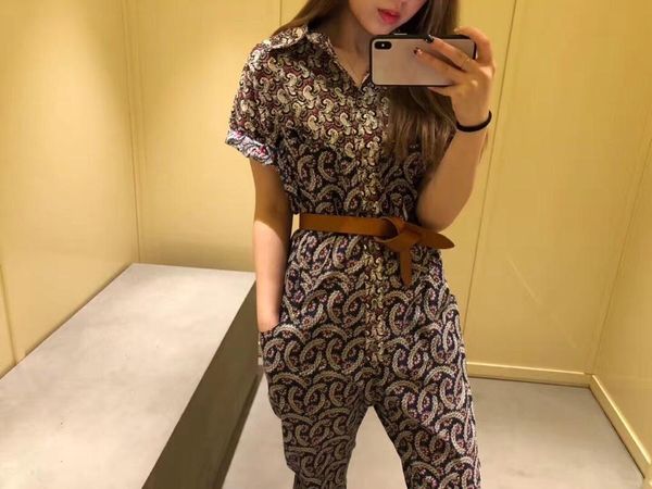 

summer new women prints fashion jumpsuits rmsx 3.09, Black;white