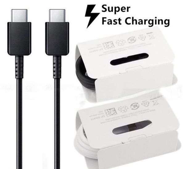 

Для Samsung примечание 10 USB Type C к USB C Кабель PD QC3.0 Быстрый зарядный кабель для С-типа ус