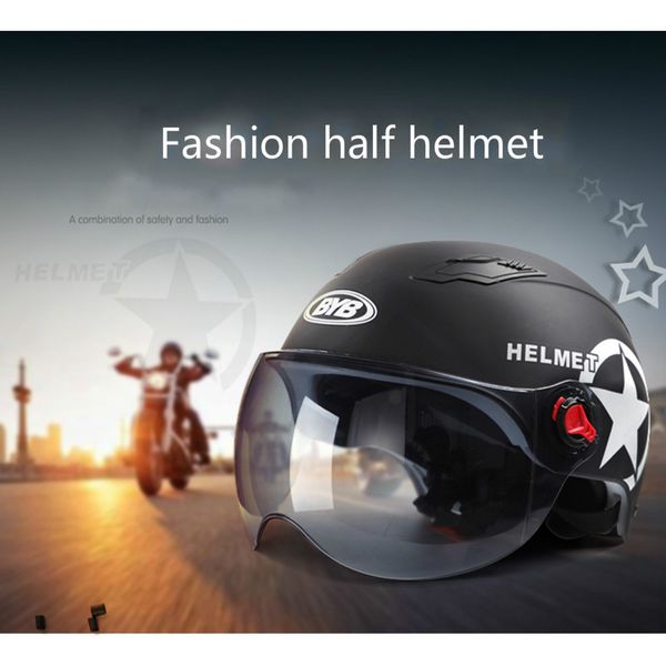 

motorcycle helmet scooter casco bike cascos baseball cap anti-uv safety hard hat motocross helmets multiple color protect